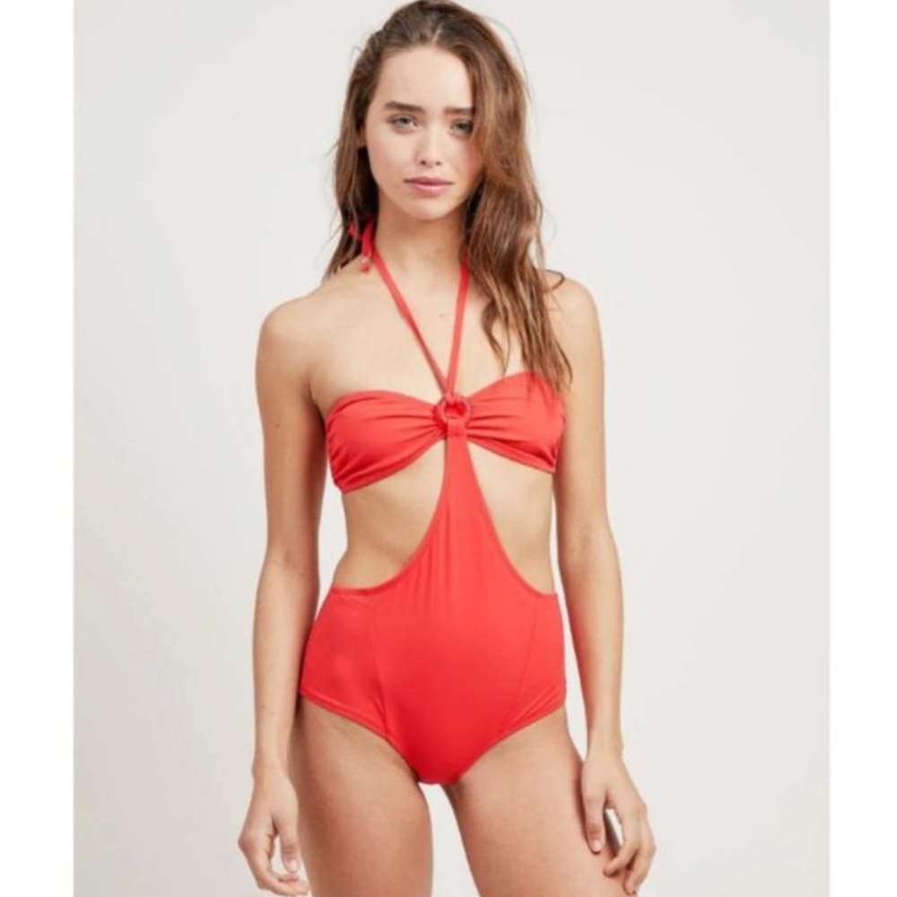 MORGAN LANE Harley Bottom in Cherry Lifesaver XS